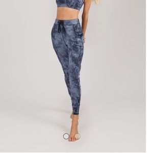 Danielle K. Studios Smoke Tie Dye Jogger Legging SZ XS